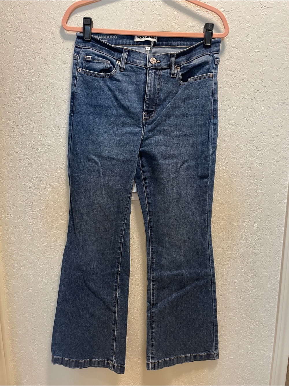DKNY Women's Medium Blue Flare Jeans